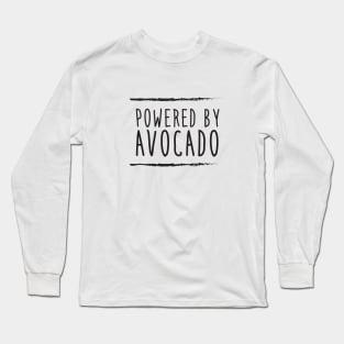 Powered by avocado Long Sleeve T-Shirt